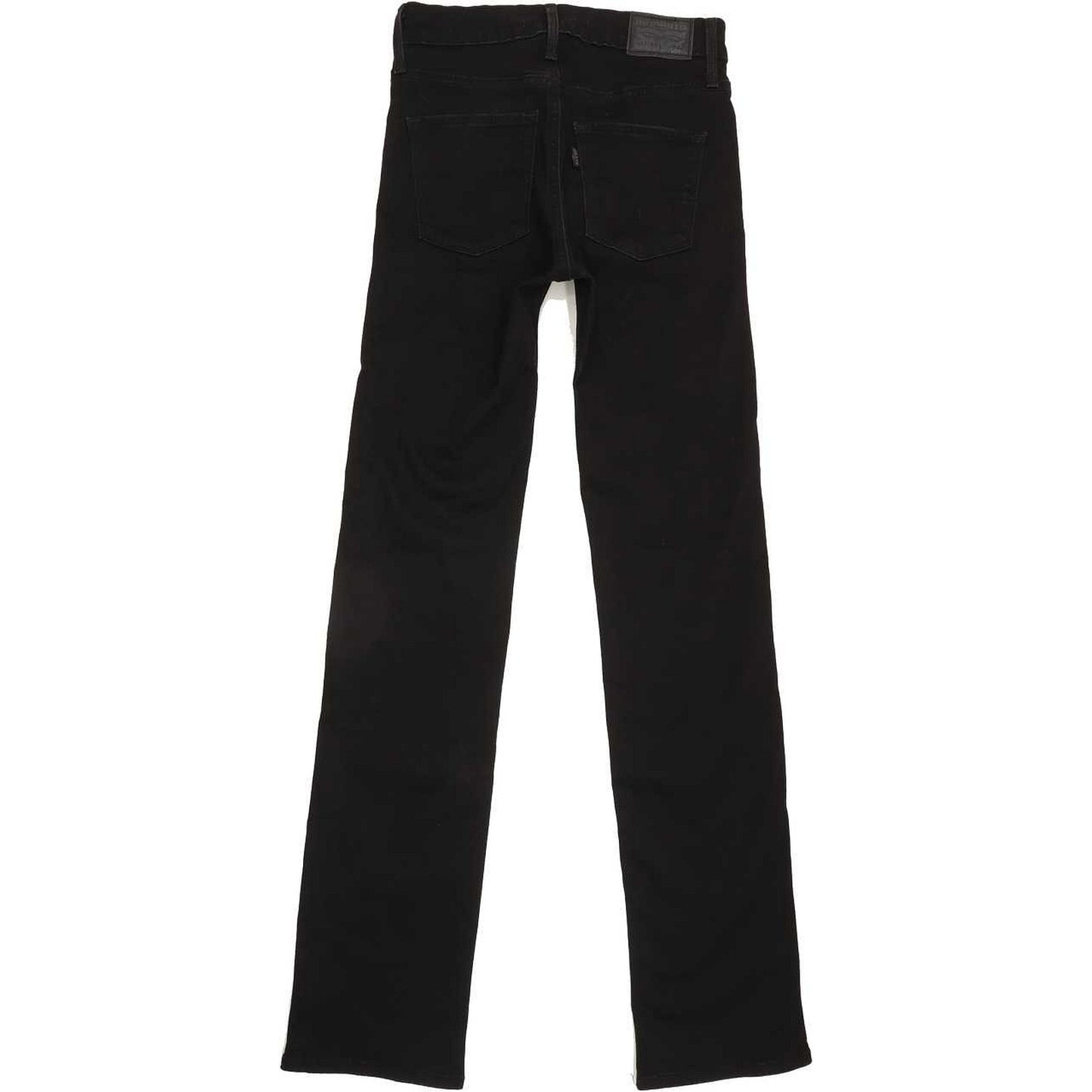 Levi's Slimming Women Black Straight Slim Stretch Jeans W25 L31