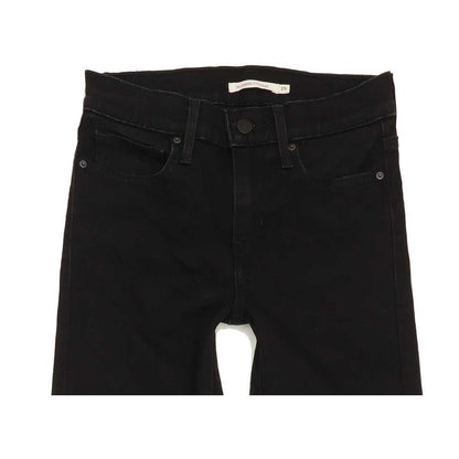 Levi's Slimming Women Black Straight Slim Stretch Jeans W25 L31