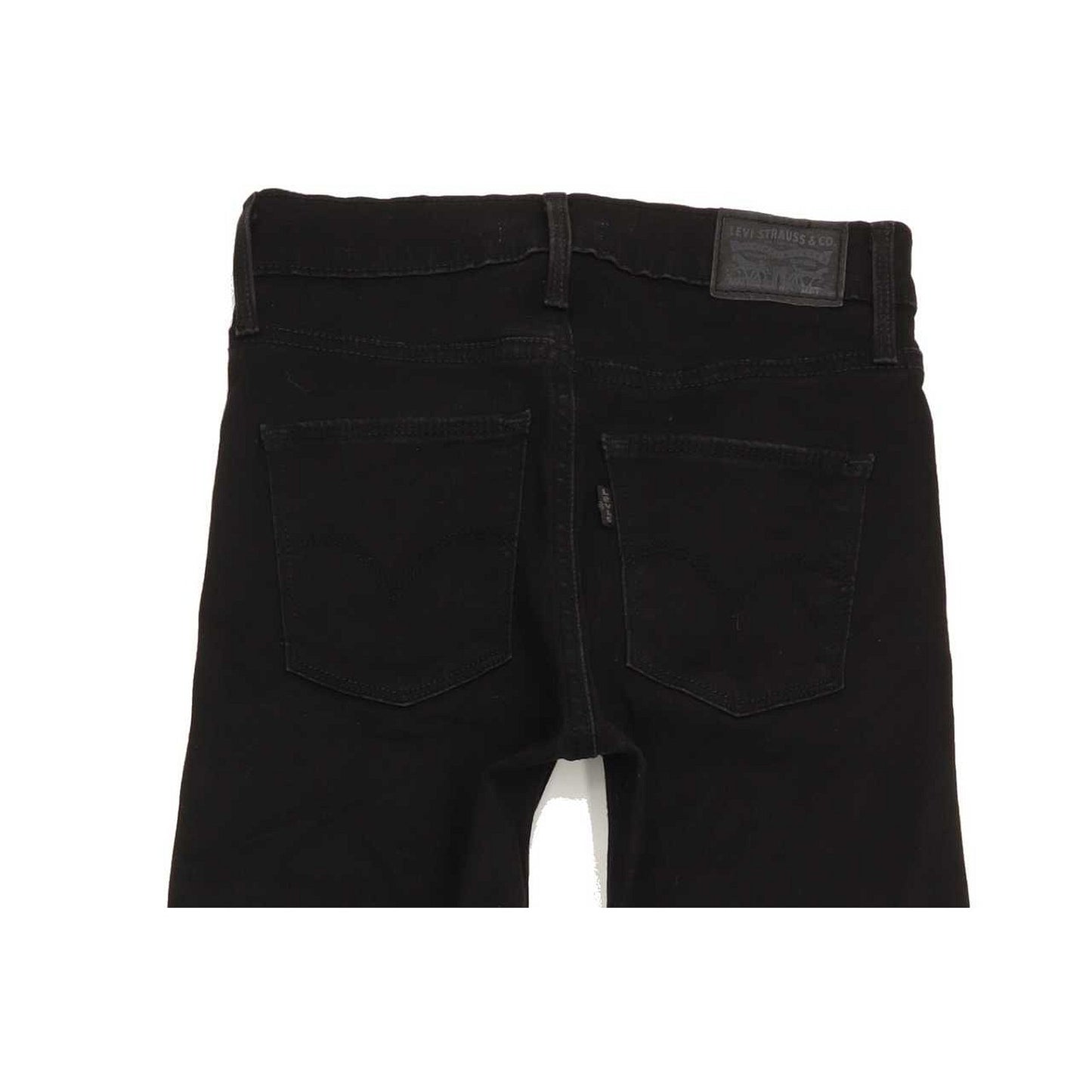 Levi's Slimming Women Black Straight Slim Stretch Jeans W25 L31