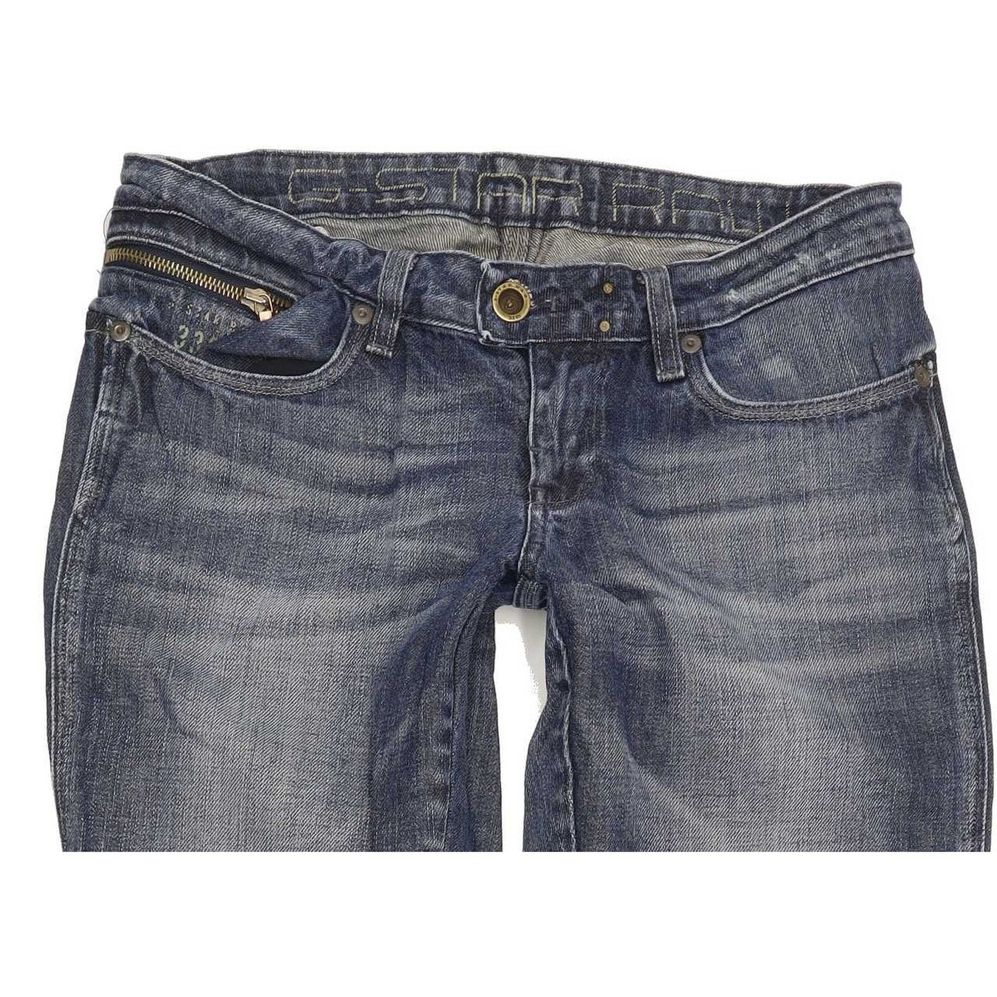 G-Star Spark Women Blue Straight Slim Jeans W29 L28
