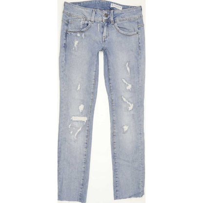 G-Star Lynn Mid Women Blue Skinny Slim Stretch Jeans W26 L28