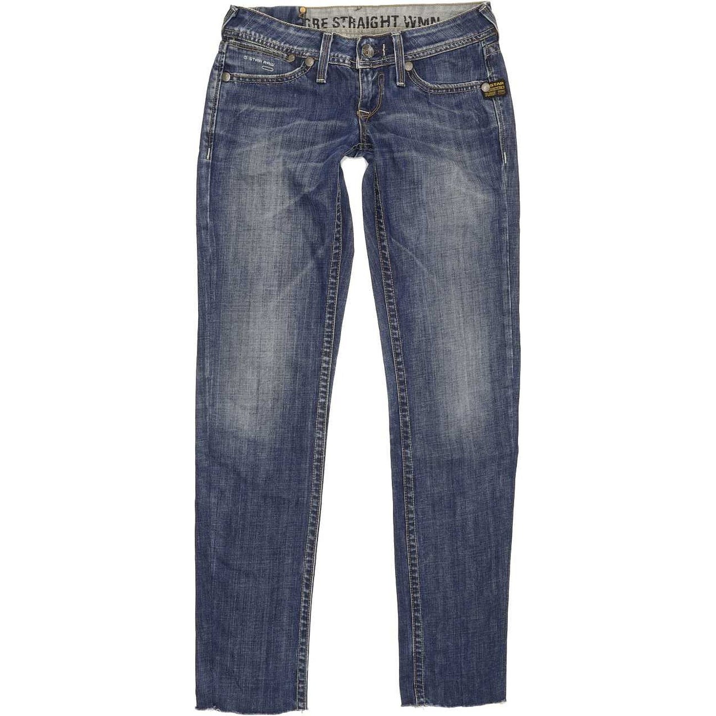 G-Star Core Women Blue Straight Slim Jeans W26 L30