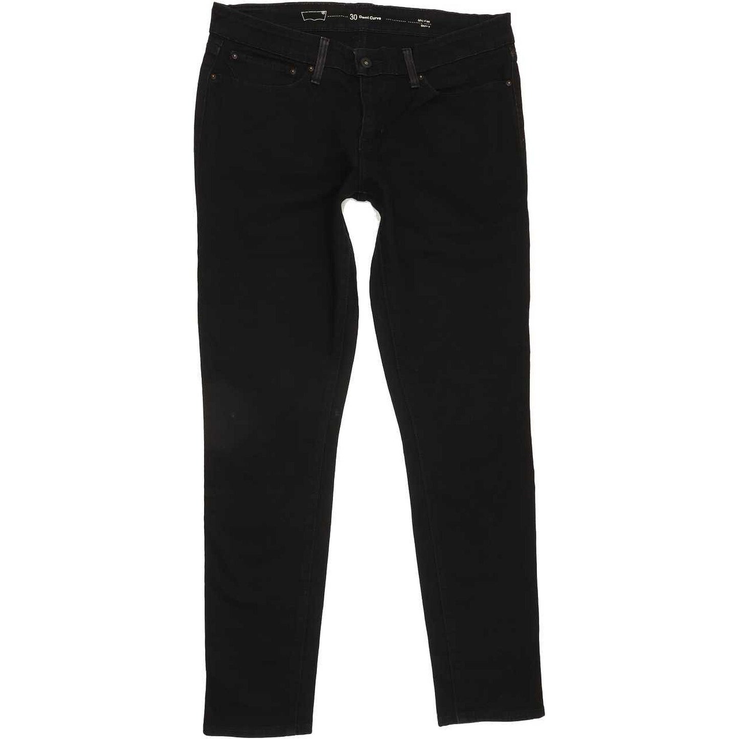 Levi's Demi Curve Women Black Skinny Slim Stretch Jeans W30 L31
