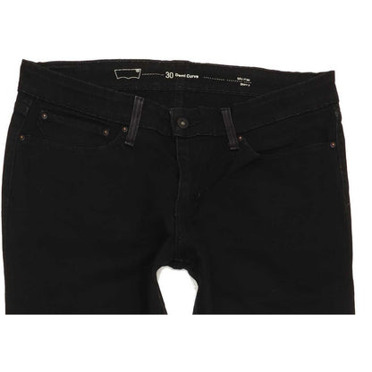 Levi's Demi Curve Women Black Skinny Slim Stretch Jeans W30 L31