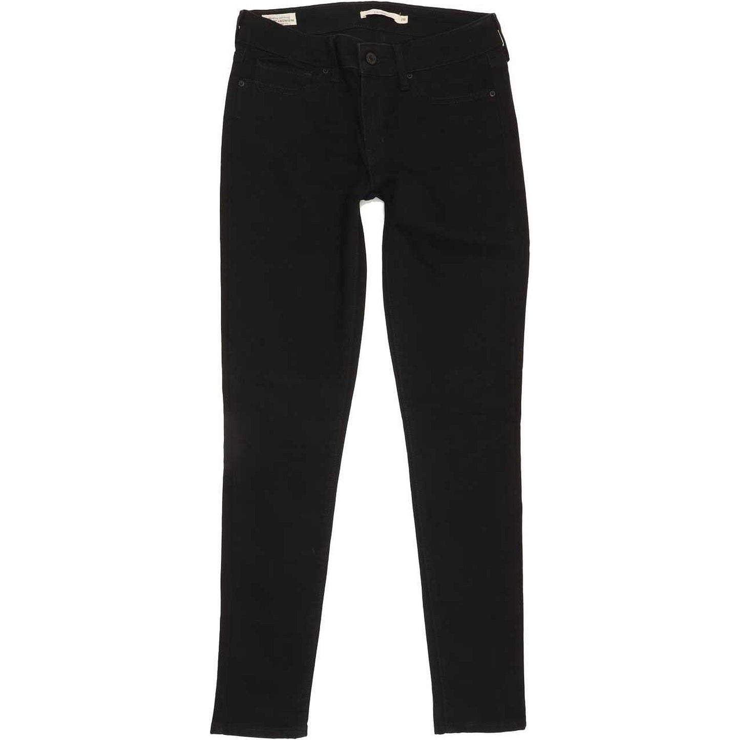 Levi's 711 Women Black Skinny Slim Jeans W28 L29