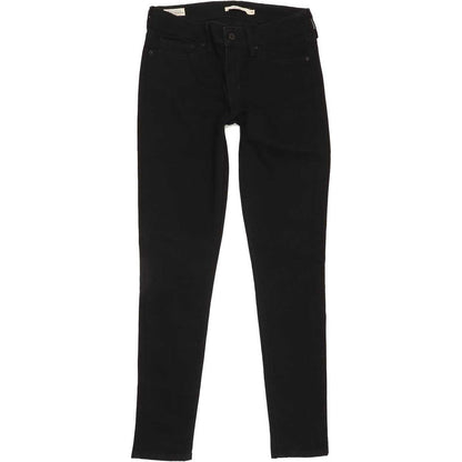 Levi's 711 Women Black Skinny Slim Jeans W28 L29