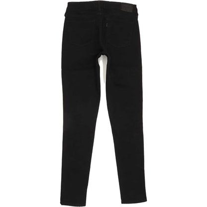 Levi's 711 Women Black Skinny Slim Jeans W28 L29