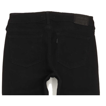 Levi's 711 Women Black Skinny Slim Jeans W28 L29