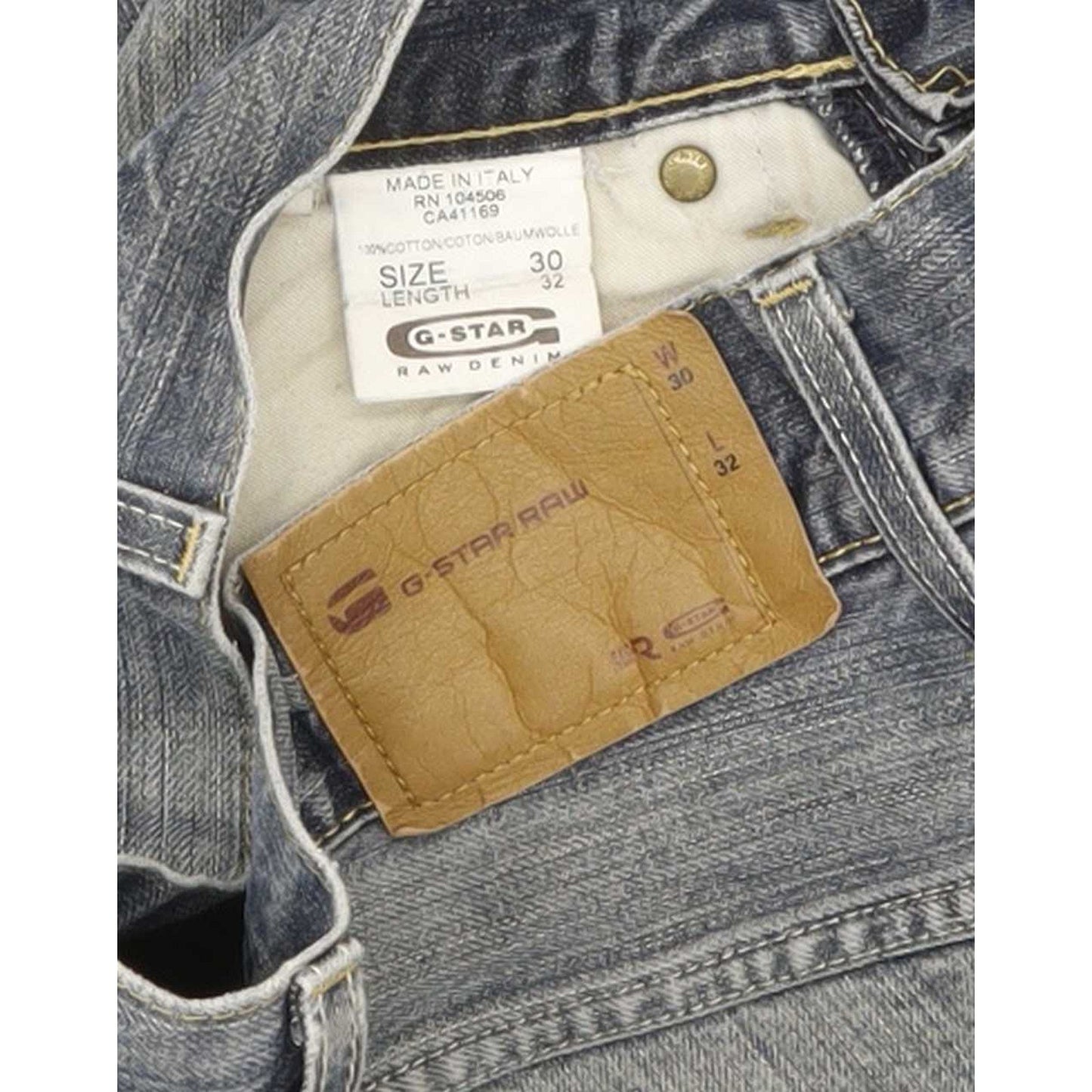 G-Star S.C. Ruger Men Blue Straight Regular Jeans W30 L32