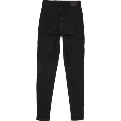 Levi's Mile High Rise Black Skinny Stretch Jeans High Waisted W28 L30