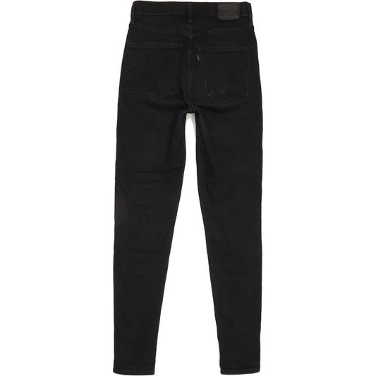 Levi's Mile High Rise Black Skinny Stretch Jeans High Waisted W28 L30