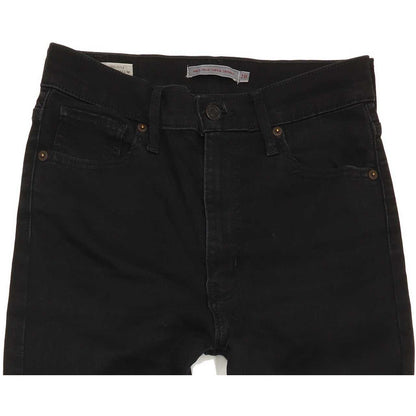 Levi's Mile High Rise Black Skinny Stretch Jeans High Waisted W28 L30