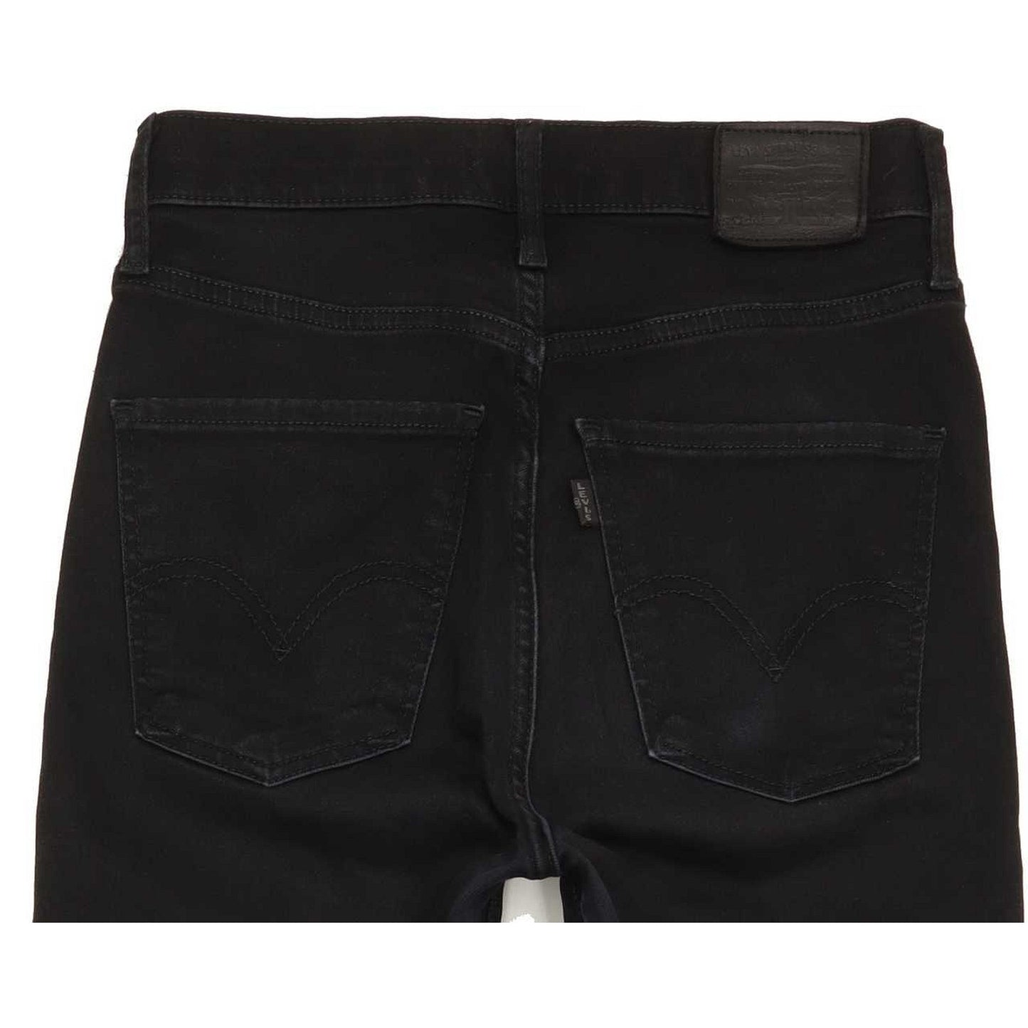 Levi's Mile High Rise Black Skinny Stretch Jeans High Waisted W28 L30
