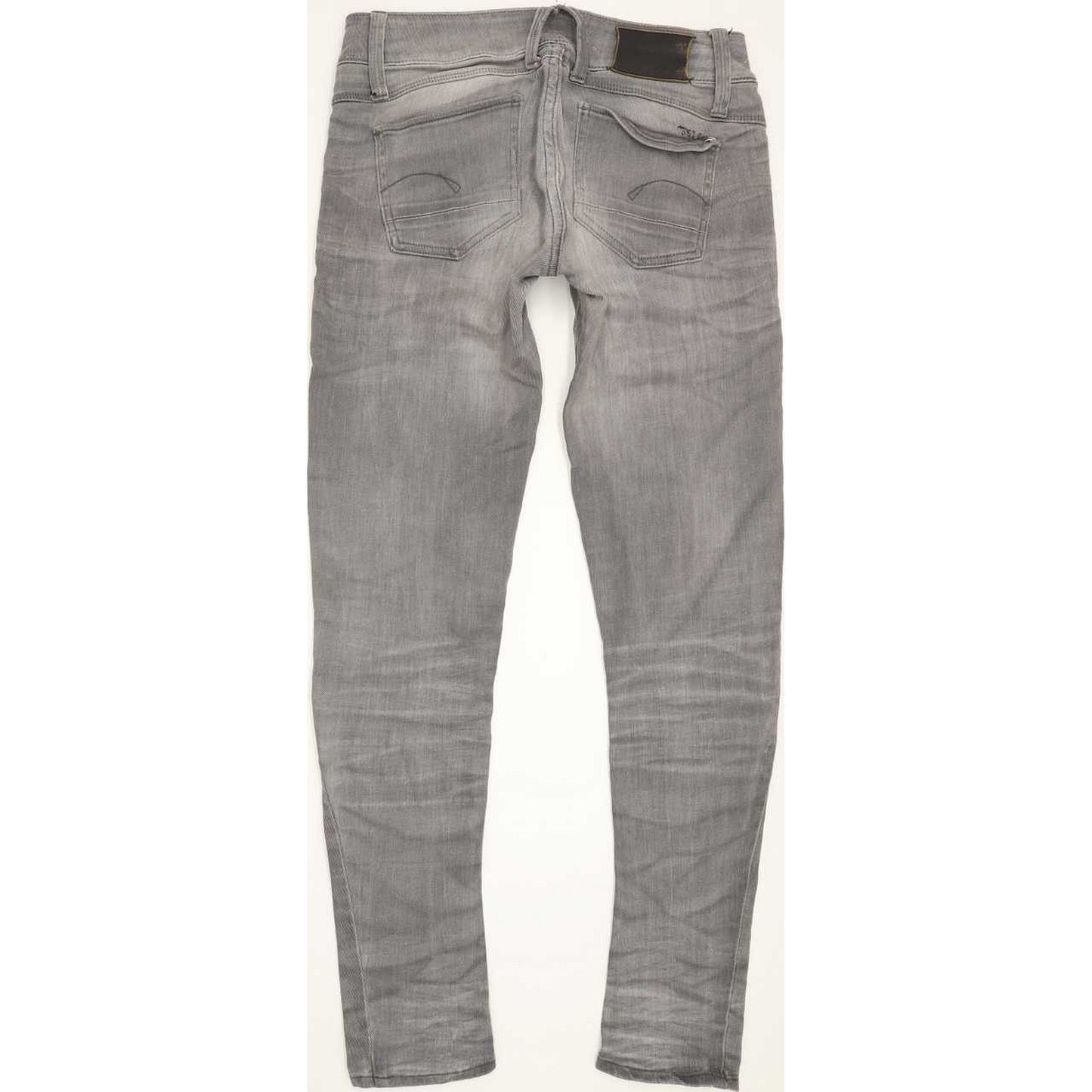 G-Star Lynn Zip Women Grey Skinny Slim Stretch Jeans W27 L30