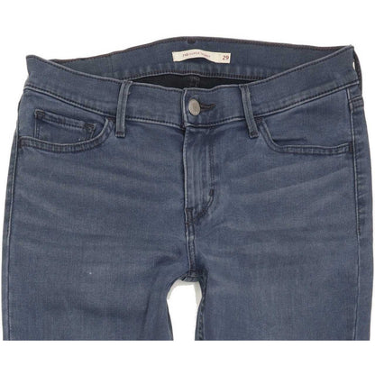 Levi's 710 Super Women Blue Skinny Slim Stretch Jeans W29 L30