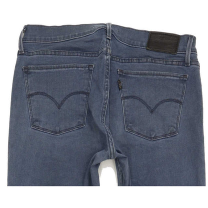 Levi's 710 Super Women Blue Skinny Slim Stretch Jeans W29 L30