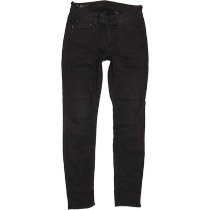 G-Star Contour High Women Black Skinny Regular Jeans W27 L29