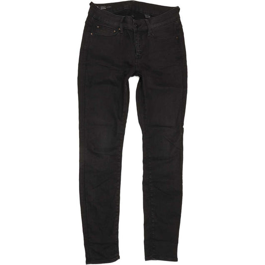 G-Star Contour High Women Black Skinny Regular Jeans W27 L29