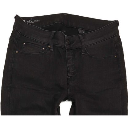 G-Star Contour High Women Black Skinny Regular Jeans W27 L29
