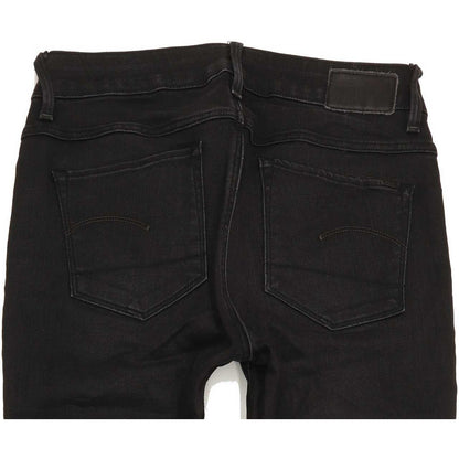 G-Star Contour High Women Black Skinny Regular Jeans W27 L29