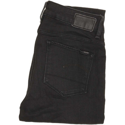 G-Star Contour High Women Black Skinny Regular Jeans W27 L29