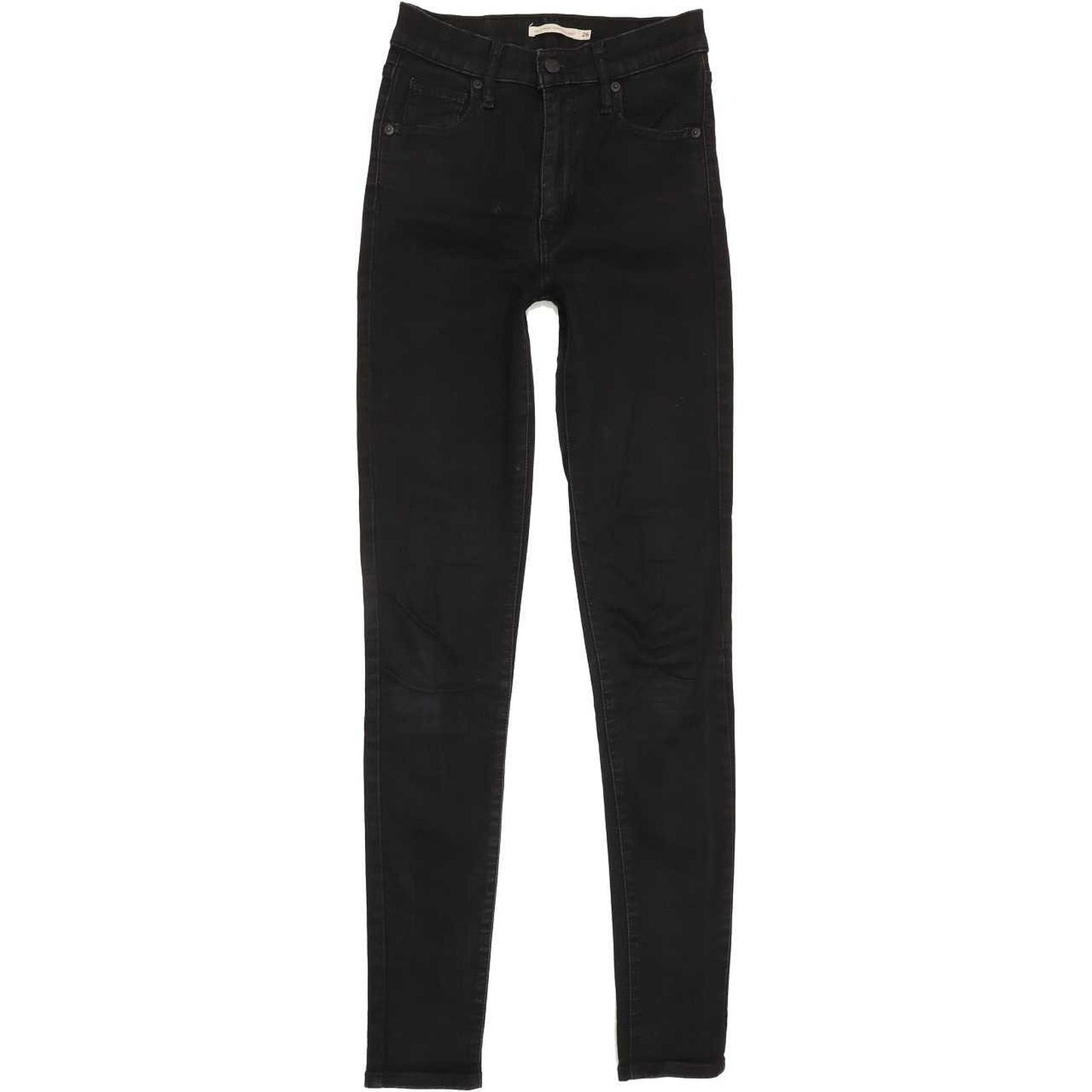 Levi's Mile High Rise Women Black Skinny Stretch Jeans W26 L32