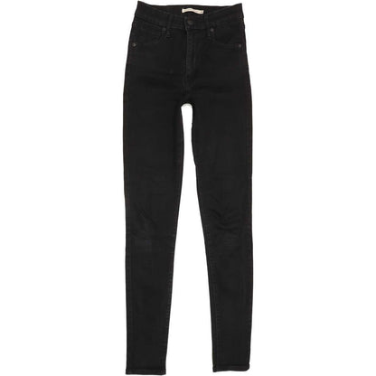 Levi's Mile High Rise Women Black Skinny Stretch Jeans W26 L32