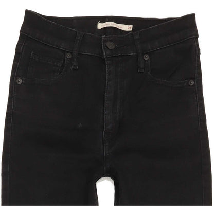Levi's Mile High Rise Women Black Skinny Stretch Jeans W26 L32