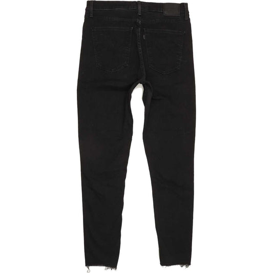 Levi's Mile High Rise Black Skinny Stretch Jeans High Waisted W32 L29