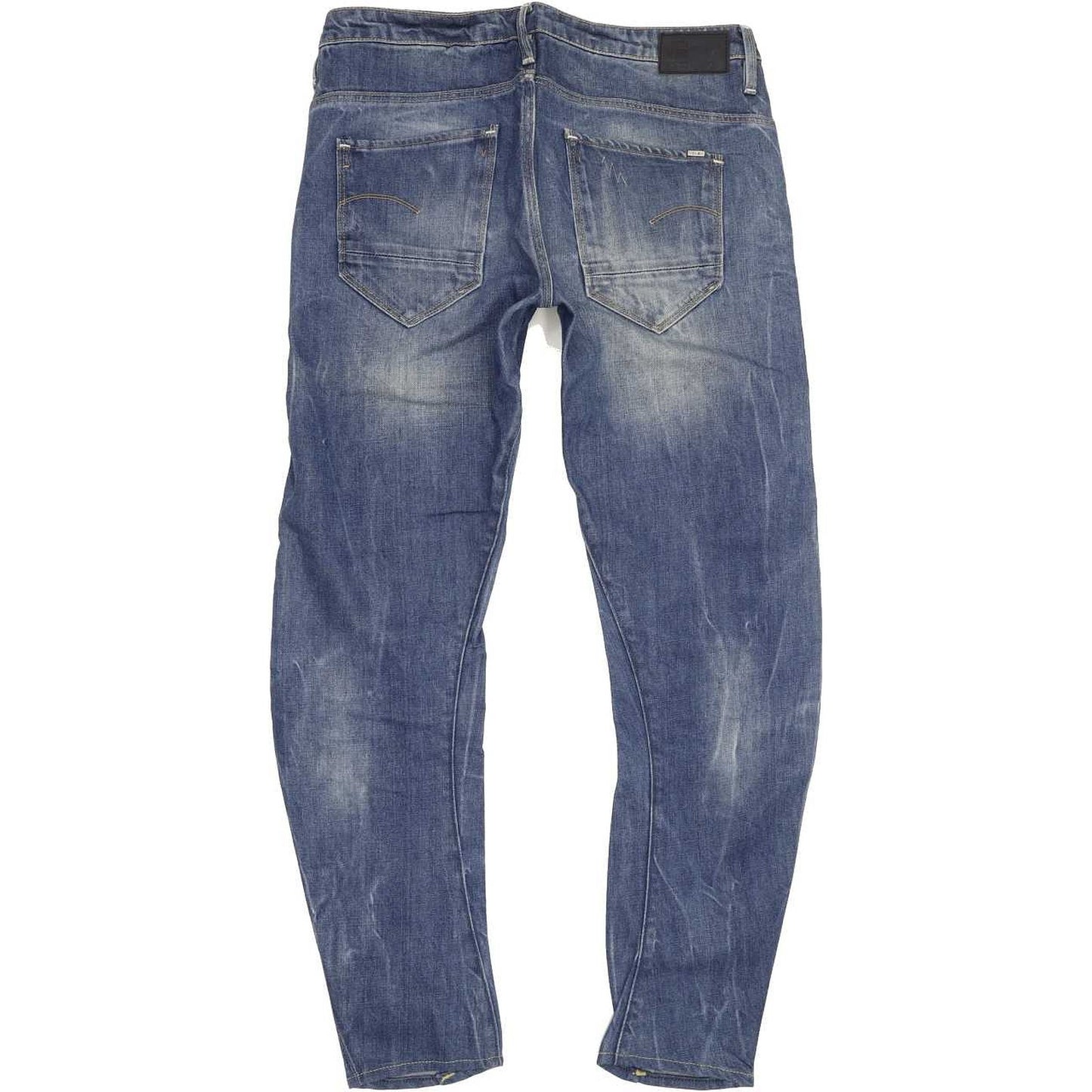 G-Star Arc 3D Low Women Blue Tapered Loose Boyfriend Jeans W25 L30