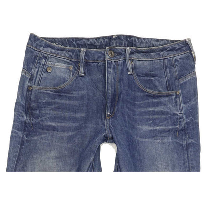 G-Star Arc 3D Low Women Blue Tapered Loose Boyfriend Jeans W25 L30