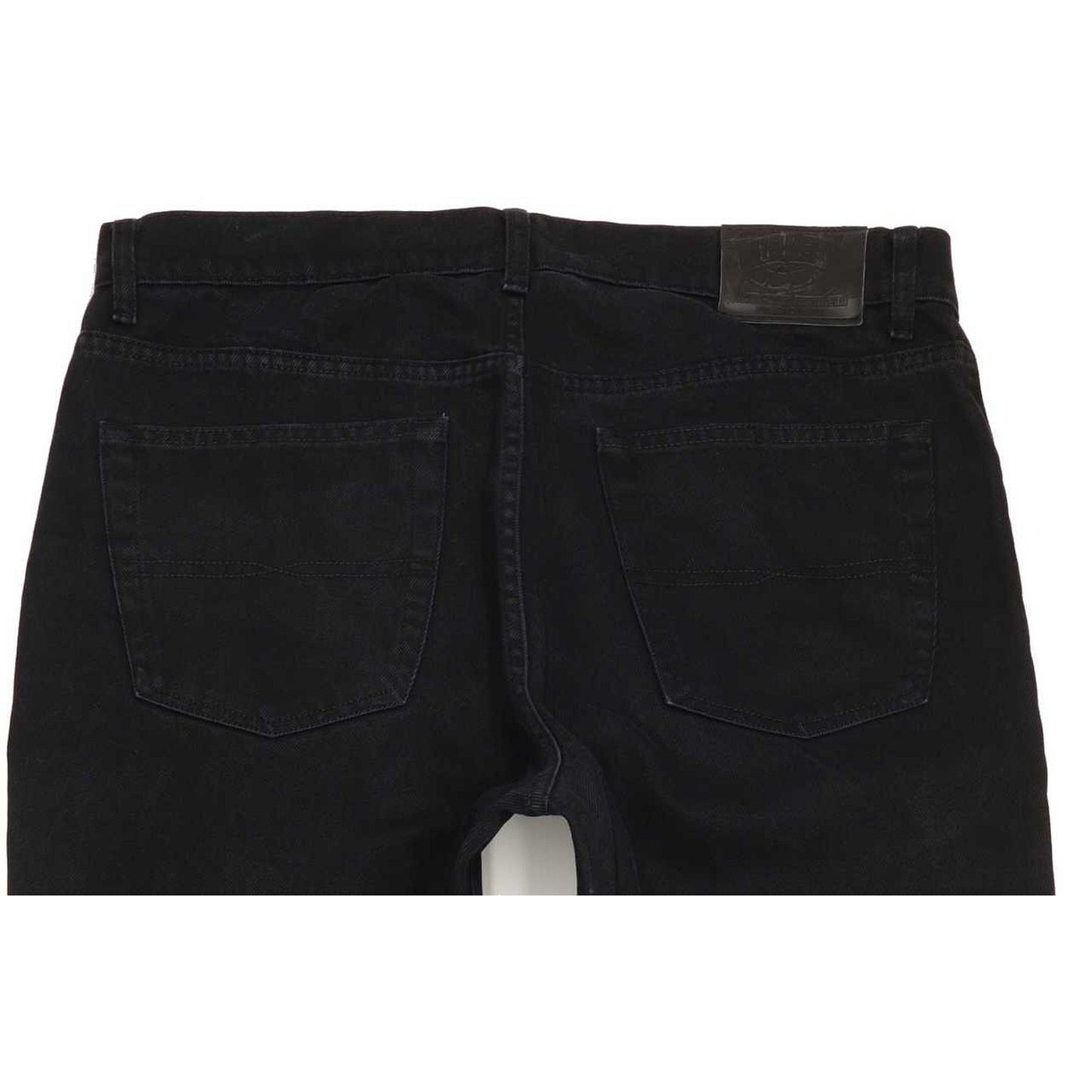 Pioneer Men Black Straight Regular Stretch Jeans W36 L34