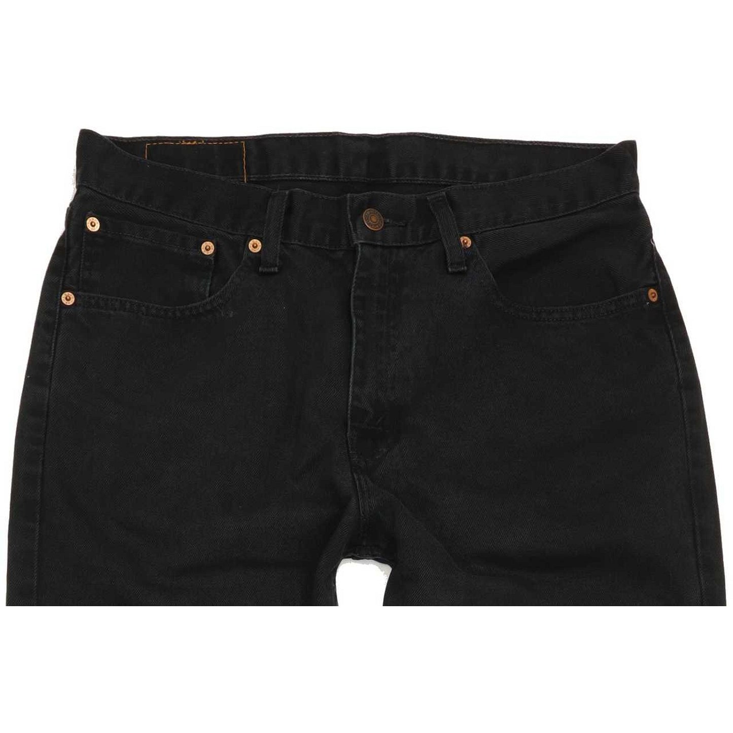 Levi's 751 Men Black Straight Regular Jeans W34 L33