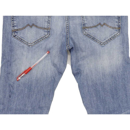 Mustang Vegas Men Blue Skinny Slim Stretch Jeans W30 L32