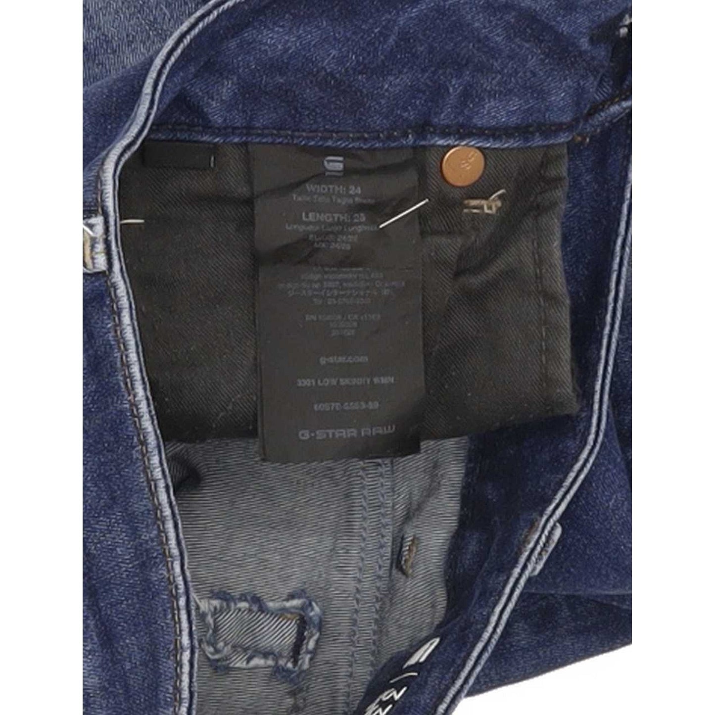 G-Star 3301 Women Blue Skinny Slim Stretch Jeans W24 L27