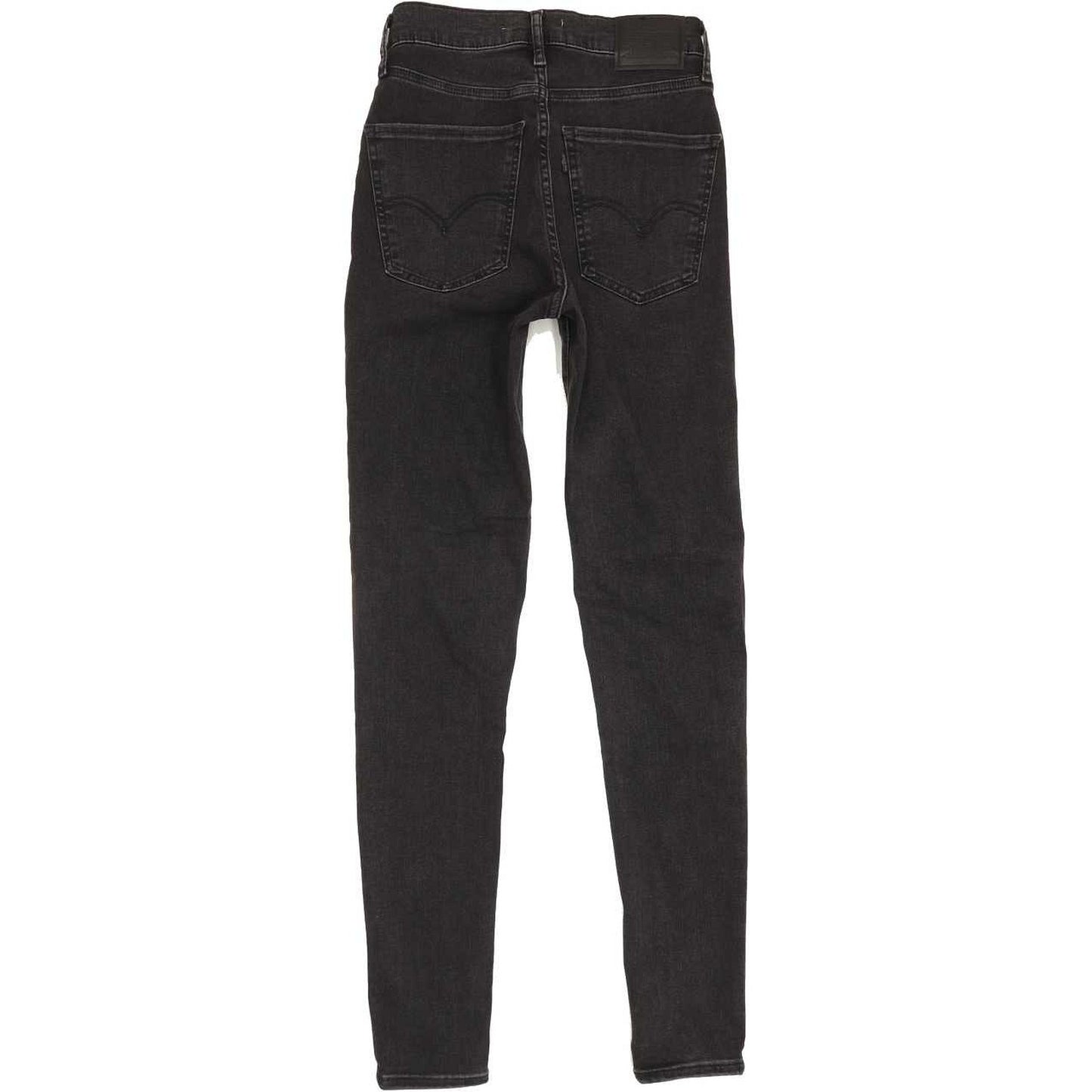 Levi's Mile High Rise Black Skinny Jeans High Waisted W27 L30