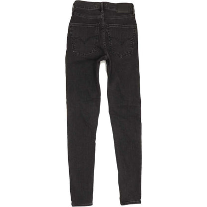 Levi's Mile High Rise Black Skinny Jeans High Waisted W27 L30