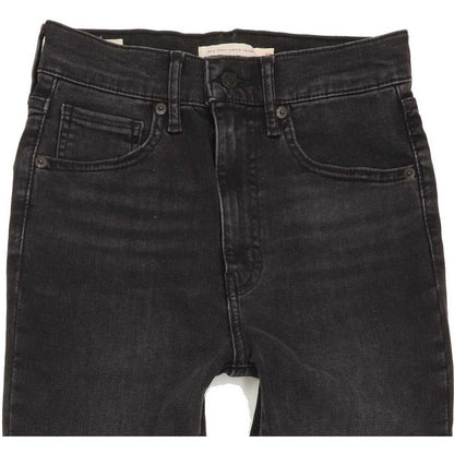 Levi's Mile High Rise Black Skinny Jeans High Waisted W27 L30