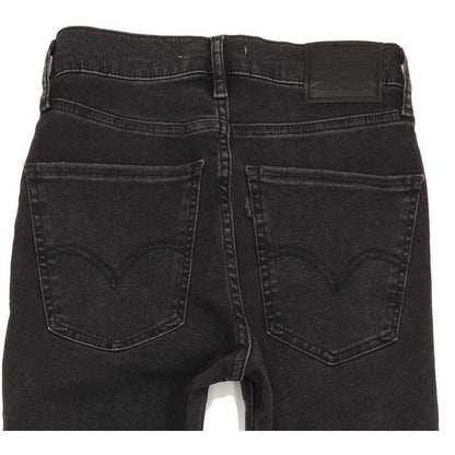 Levi's Mile High Rise Black Skinny Jeans High Waisted W27 L30