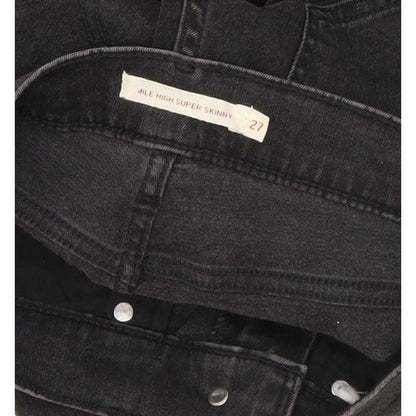 Levi's Mile High Rise Black Skinny Jeans High Waisted W27 L30