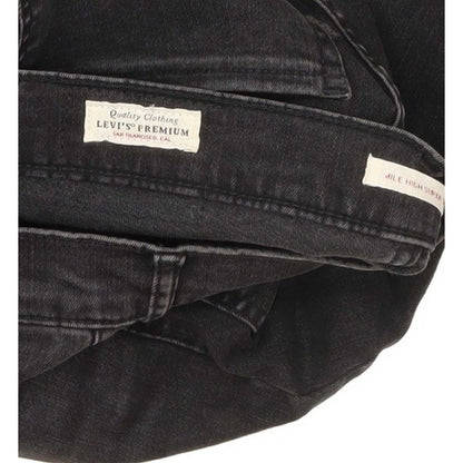 Levi's Mile High Rise Black Skinny Jeans High Waisted W27 L30