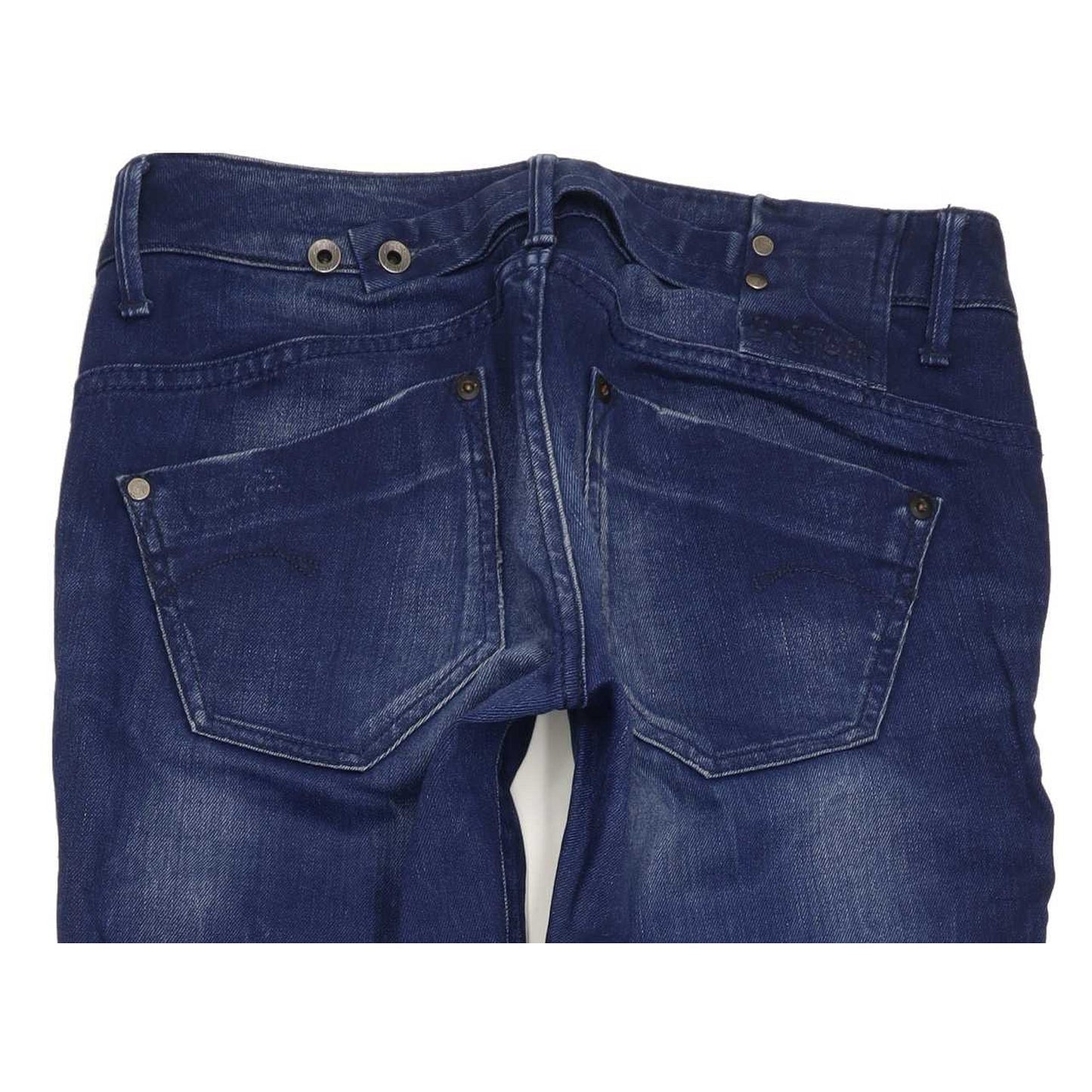G-Star Midge Women Blue Straight Slim Stretch Jeans W29 L35