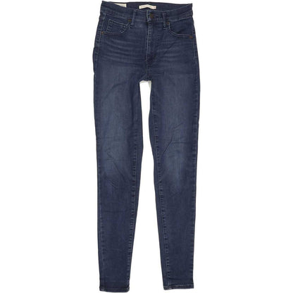 Levi's Mile High Rise Blue Skinny Jeans High Waisted W26 L30