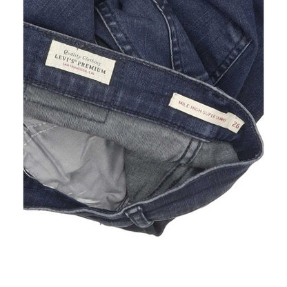 Levi's Mile High Rise Blue Skinny Jeans High Waisted W26 L30