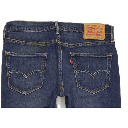 Levi's 541 Men Blue Straight Slim Stretch Jeans W30 L31