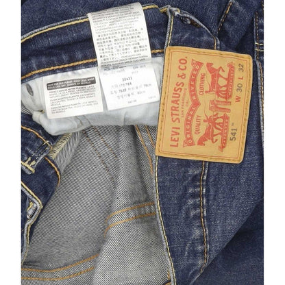 Levi's 541 Men Blue Straight Slim Stretch Jeans W30 L31