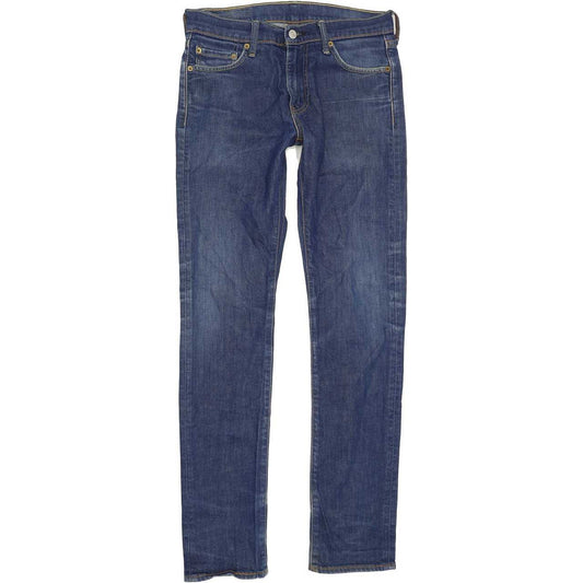Levi's 510 Men Blue Skinny Slim Stretch Jeans W30 L32