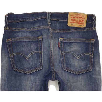 Levi's 510 Men Blue Skinny Slim Stretch Jeans W29 L31