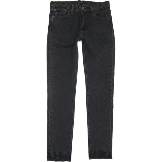 Levi's 510 Men Black Skinny Slim Stretch Jeans W30 L31
