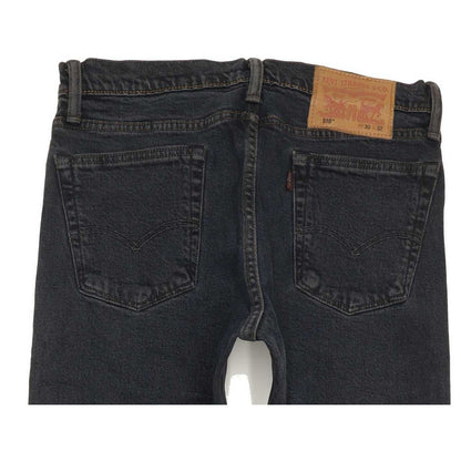 Levi's 510 Men Black Skinny Slim Stretch Jeans W30 L31